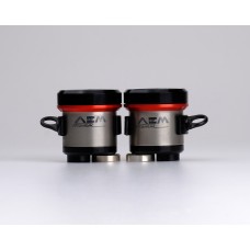 AEM FACTORY - TITANIUM INTEGRATED RESERVOIR FLUID TANKS FOR BREMBO RCS MASTER CYLINDERS AEM FACTORY - TITANIUM INTEGRATED RESERVOIR FLUID TANKS FOR BREMBO RCS MASTER CYLINDERS